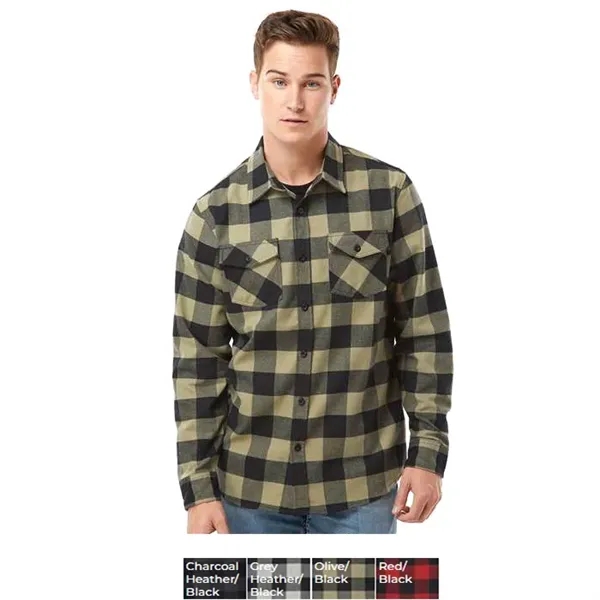 60/40 cotton/polyester blend flannel,Button closure,Double front pockets with top flap opening,Rollup... from ASI 72657 Active Life Promo / Active Life Promo Active Life