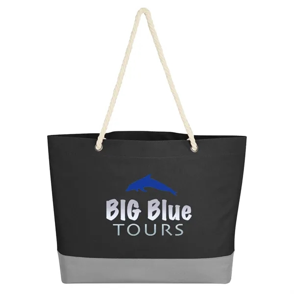 Polyester tote bag with rope handles... from ASI 61125 Hit Promotional Products / Hit®