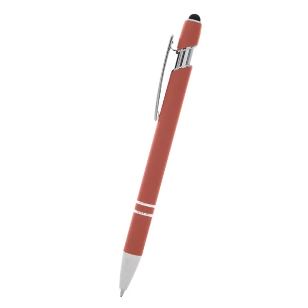 Plunger-action Lexington incline stylus pen with a rubberized barrel.... from ASI 61125 Hit Promotional Products / Hit®