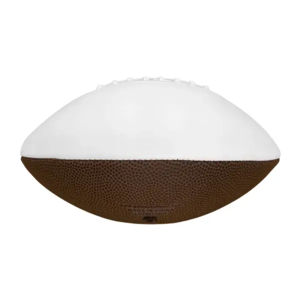 10" premium mid-size synthetic leather signature football with white autograph panels.... from ASI 55675 Galaxy Balloons Inc / Galactic Fun Time Line