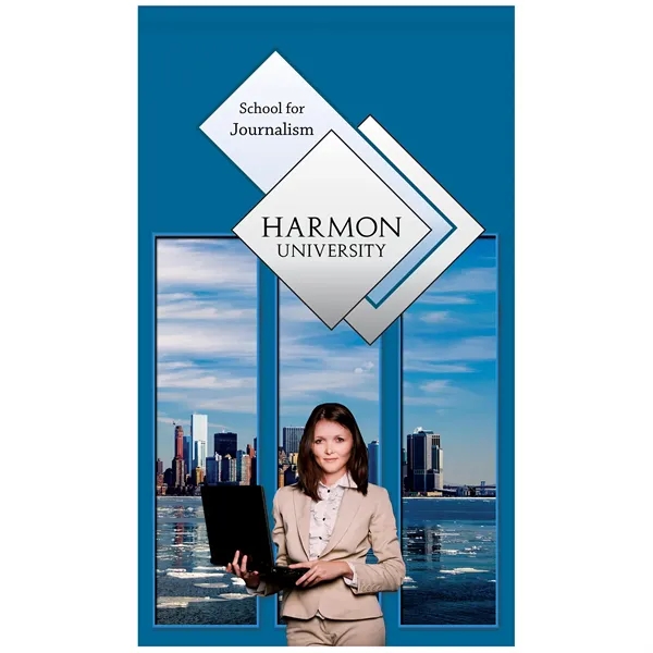 Premium Custom Digitally Printed Gonfalon Straight Cut Banner... from ASI 80228 Quinn