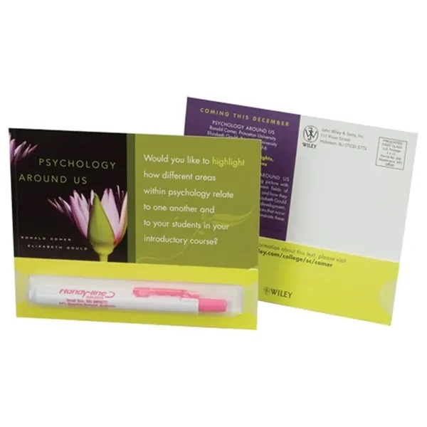 6 1/2" x 5 1/4" single fold direct mail post card... from ASI 44830 The Chest
