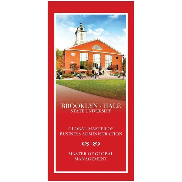 36" x 72" Premium Custom Digitally Printed Gonfalon Straight Cut Banner... from ASI 80228 Quinn