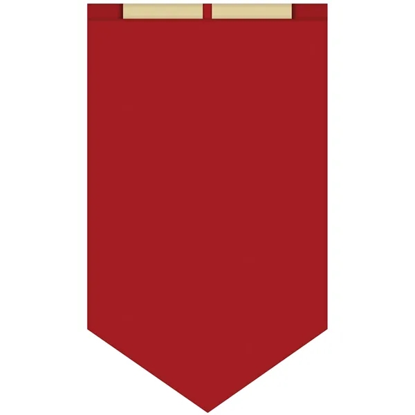 30" x 48" Premium Custom Digitally Printed Gonfalon Straight Cut Banner... from ASI 80228 Quinn