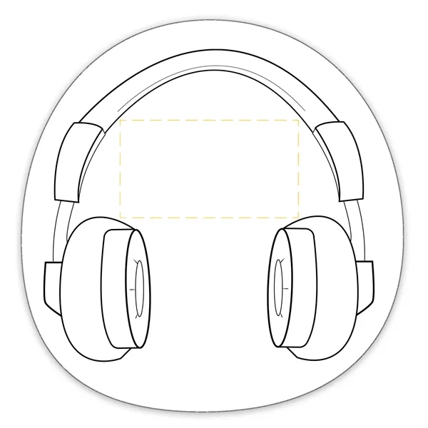 20 mil Head Phones shaped magnet that's made in the USA... from ASI 54040 Fey Promo / Magna-Tel by Fey