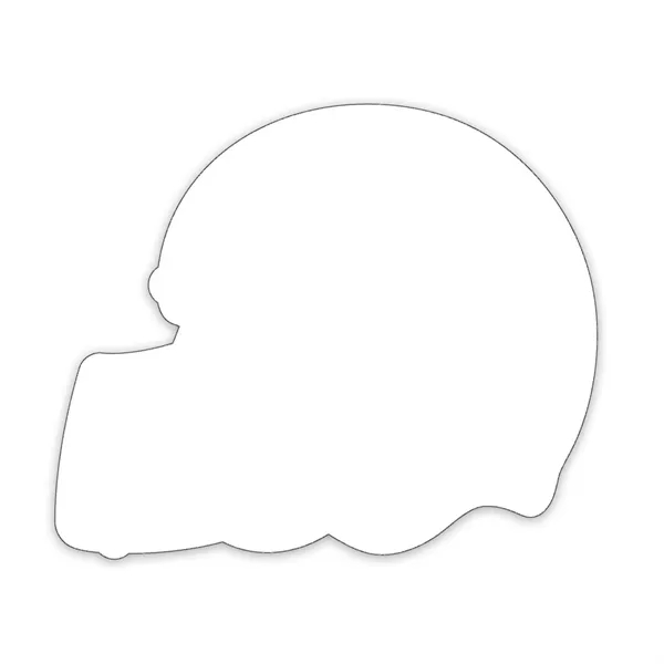 35 mil football helmet shaped magnet that's made in the USA... from ASI 54040 Fey Promo / Magna-Tel by Fey