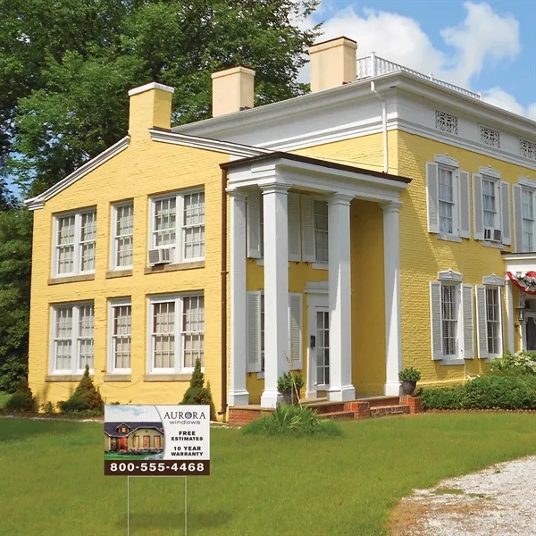 18" W x 12" H One sided 4 mil corrugated yard... from ASI 80228 Quinn