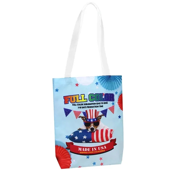 11" x 13.5" x 1.75" open tote bag with dual handles,... from ASI 37980 Bagworld