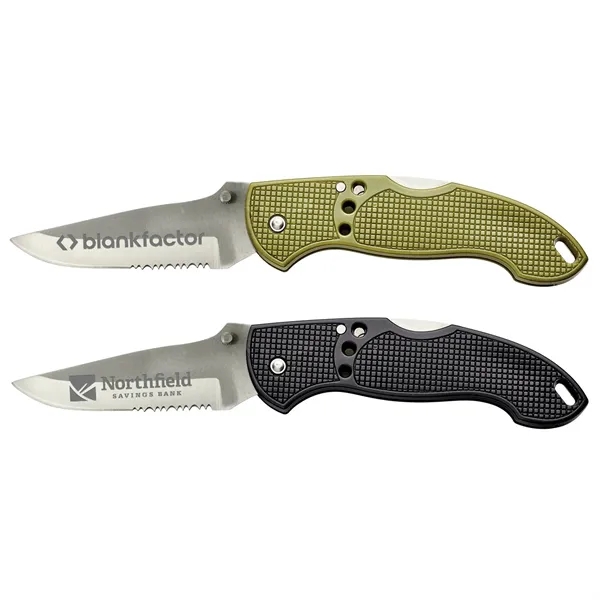 The Valor Pocket Knife is lightweight with a strong feel. Has... from ASI 46170 Compass Industries Inc