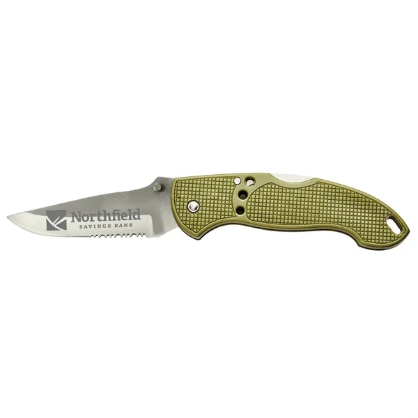 The Valor Pocket Knife is lightweight with a strong feel. Has... from ASI 46170 Compass Industries Inc