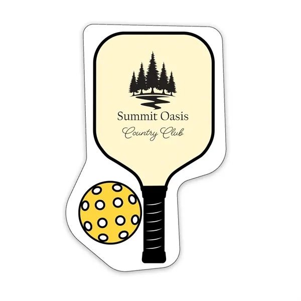 35 mil Pickleball shaped magnet that's made in the USA and... from ASI 54040 Fey Promo / Magna-Tel by Fey