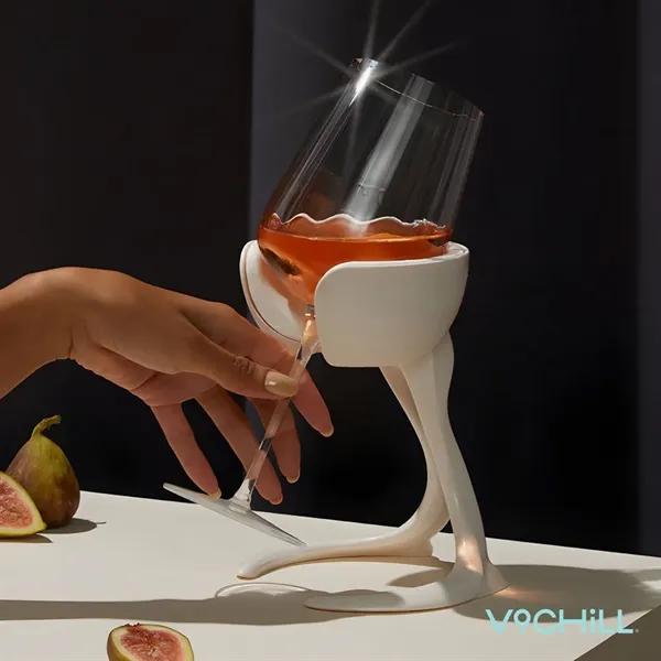 The VoChill™ Stemmed Wine Chiller keeps the chill without giving up... from ASI 84592 St Regis Group