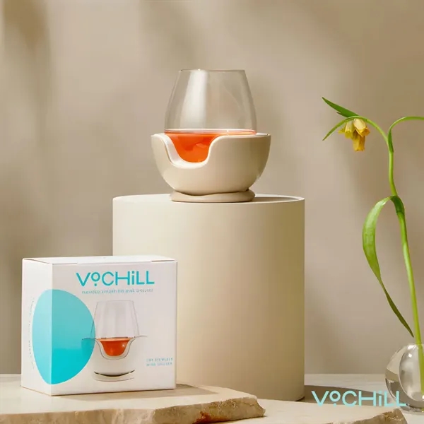 The VoChill™ Stemless Wine Chiller keeps the chill without giving up... from ASI 84592 St Regis Group