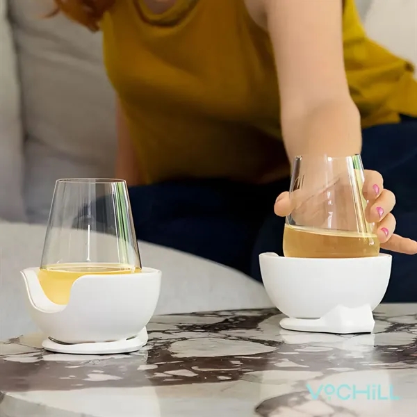 The VoChill™ Stemless Wine Chiller keeps the chill without giving up... from ASI 84592 St Regis Group