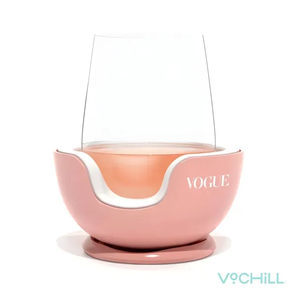 The VoChill™ Stemless Wine Chiller keeps the chill without giving up... from ASI 84592 St Regis Group