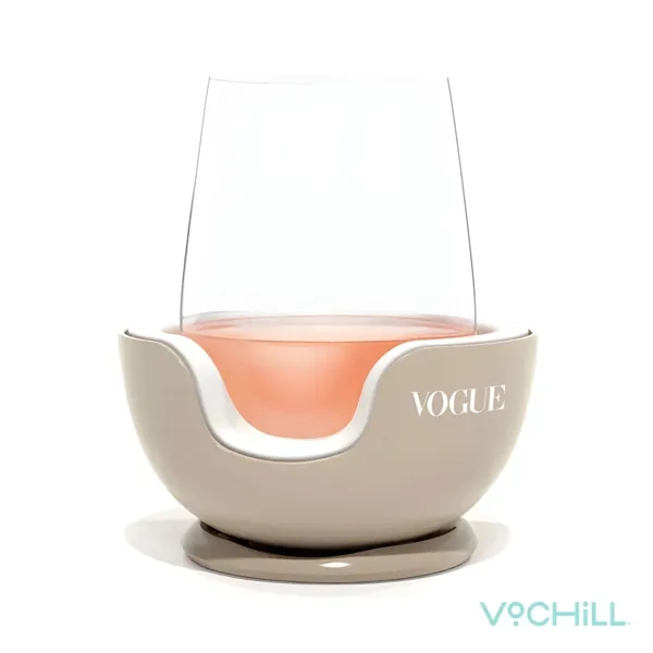 The VoChill™ Stemless Wine Chiller keeps the chill without giving up... from ASI 84592 St Regis Group