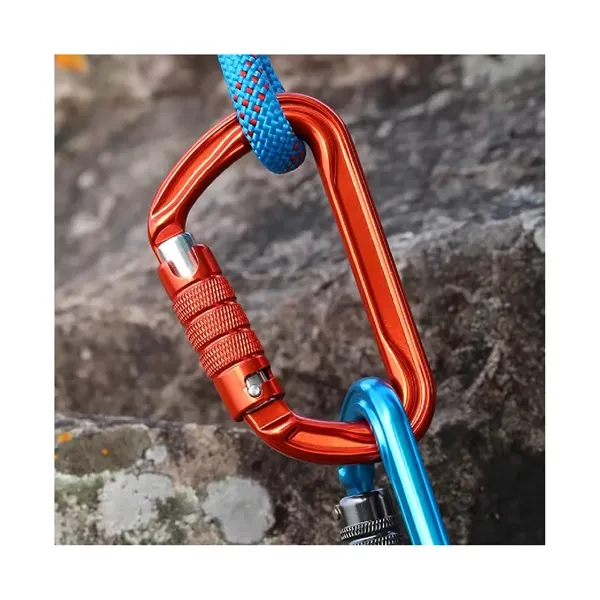 D Ring style twist gate carabiner plus laser engraving on 1... from ASI 37218 Athena Promo (tm)