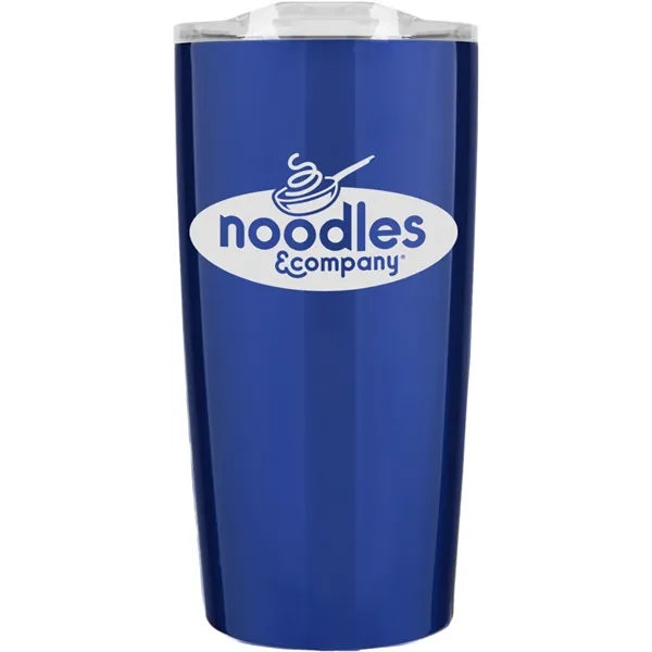 20 oz. stainless steel tumbler with double wall vacuum insulation and... from ASI 57653 Gold Bond