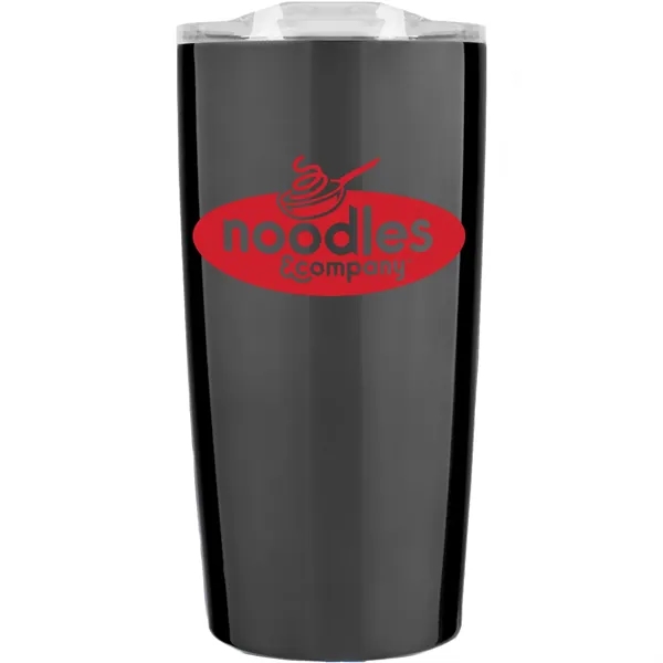 20 oz. stainless steel tumbler with double wall vacuum insulation and... from ASI 57653 Gold Bond