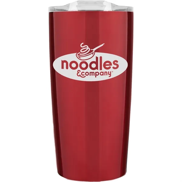 20 oz. stainless steel tumbler with double wall vacuum insulation and... from ASI 57653 Gold Bond
