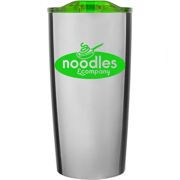 20 oz. stainless steel tumbler with double wall vacuum insulation and... from ASI 57653 Gold Bond