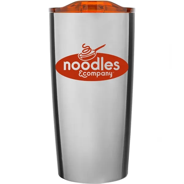 20 oz. stainless steel tumbler with double wall vacuum insulation and... from ASI 57653 Gold Bond