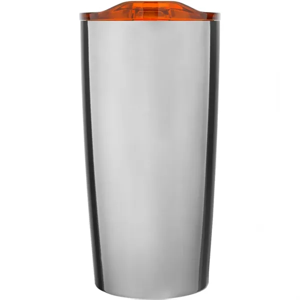20 oz. stainless steel tumbler with double wall vacuum insulation and... from ASI 57653 Gold Bond