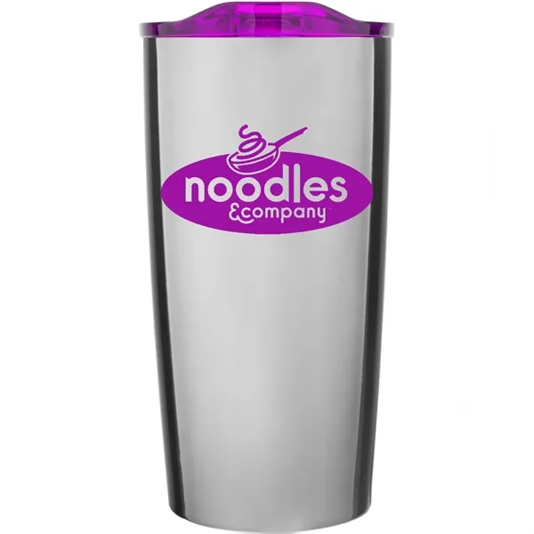 20 oz. stainless steel tumbler with double wall vacuum insulation and... from ASI 57653 Gold Bond