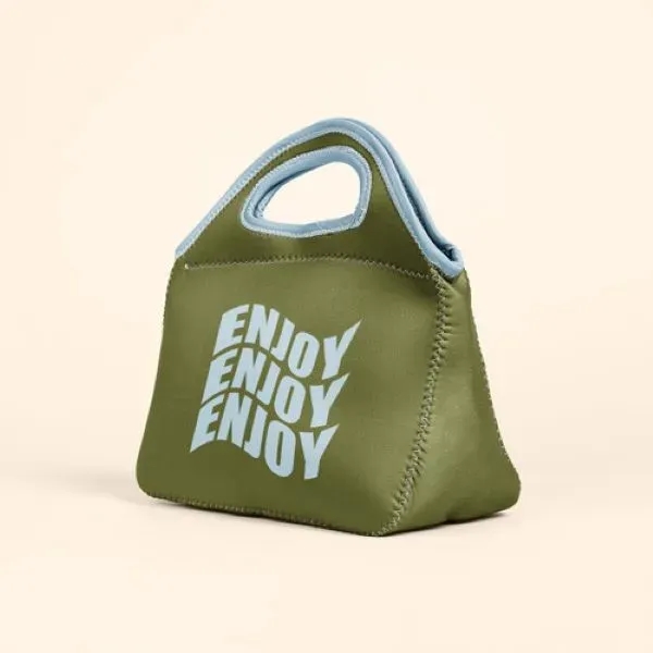 High-Quality Neoprene  Lunch bag. Zipper closure w/customizable colored stitching &... from ASI 74710 Numo / NUMO
