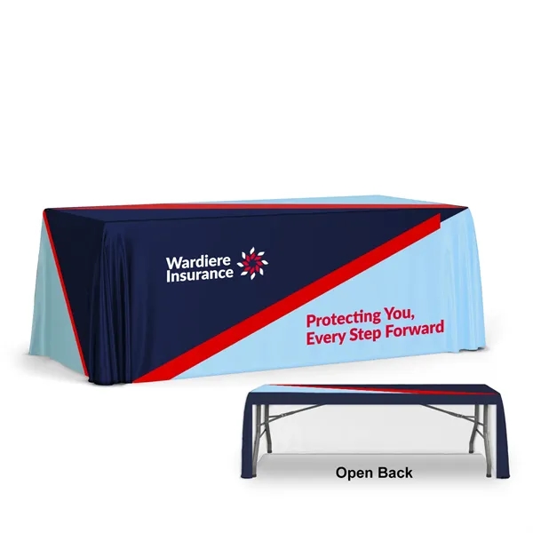 Full Dye Sub 8' Table Throw with Open Back, Seamless, 100%... from ASI 94105 Visual Textile Resource