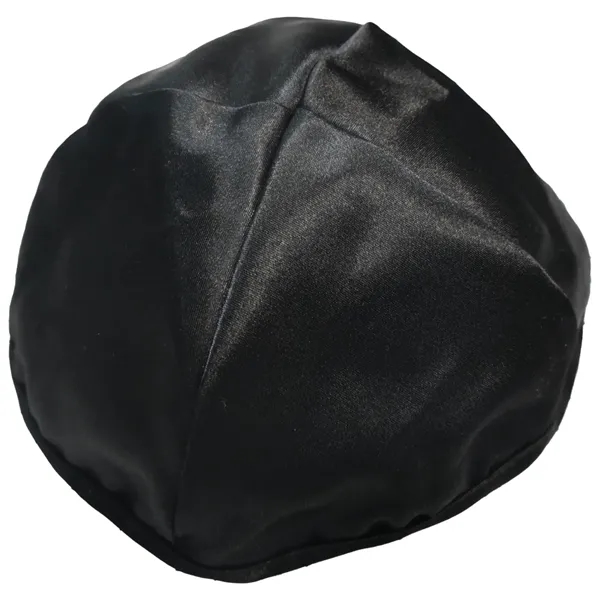 Flat fitted satin yarmulke with white cotton liner.... from ASI 31260 AdCapitol