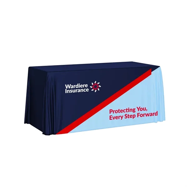 6ft Table Throw, 42"H Counter Height - Full Color Front Panel... from ASI 94105 Visual Textile Resource