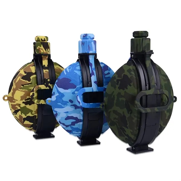 Camouflage collapsible water bottle, 19.8 oz. plus 1 color silkscreen imprint... from ASI 37218 Athena Promo (tm)