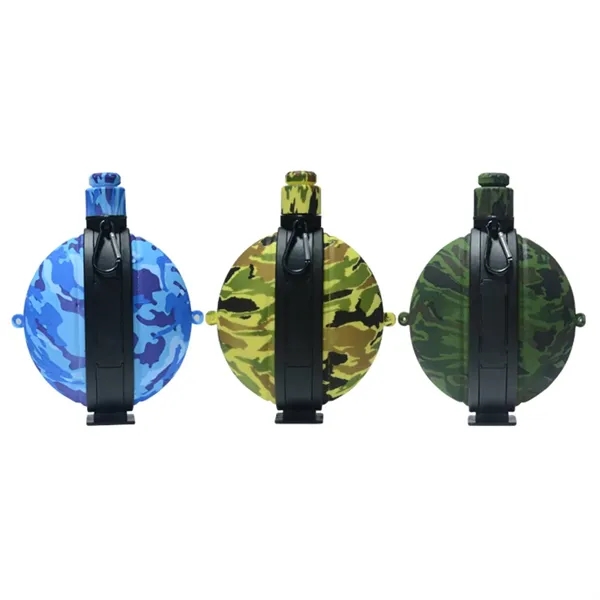 Camouflage collapsible water bottle, 19.8 oz. plus 1 color silkscreen imprint... from ASI 37218 Athena Promo (tm)