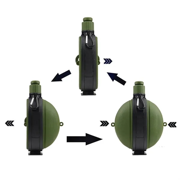 Portable collapsible water bottle, 19.8 oz. plus 1 color silkscreen imprint... from ASI 37218 Athena Promo (tm)