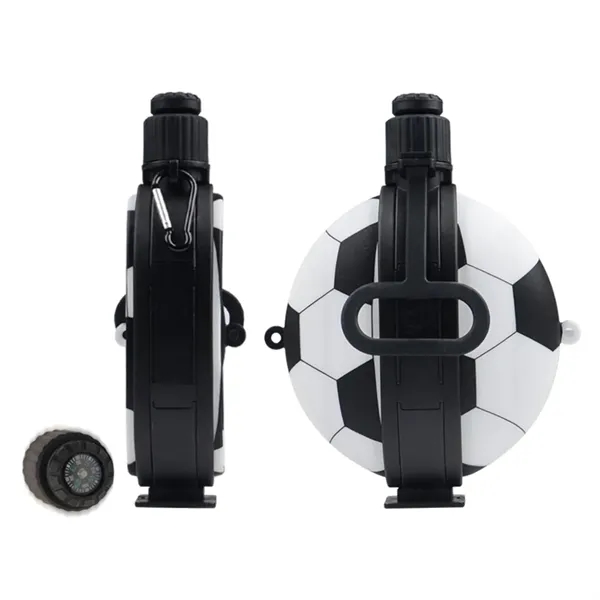 Football collapsible water bottle, 19.8 oz. plus 1 color silkscreen imprint... from ASI 37218 Athena Promo (tm)