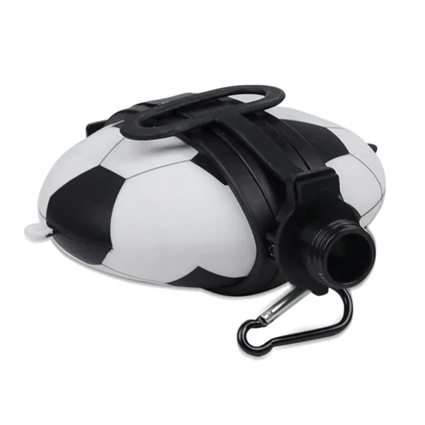 Football collapsible water bottle, 19.8 oz. plus 1 color silkscreen imprint... from ASI 37218 Athena Promo (tm)