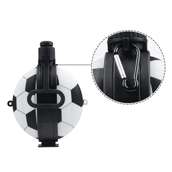 Football collapsible water bottle, 19.8 oz. plus 1 color silkscreen imprint... from ASI 37218 Athena Promo (tm)