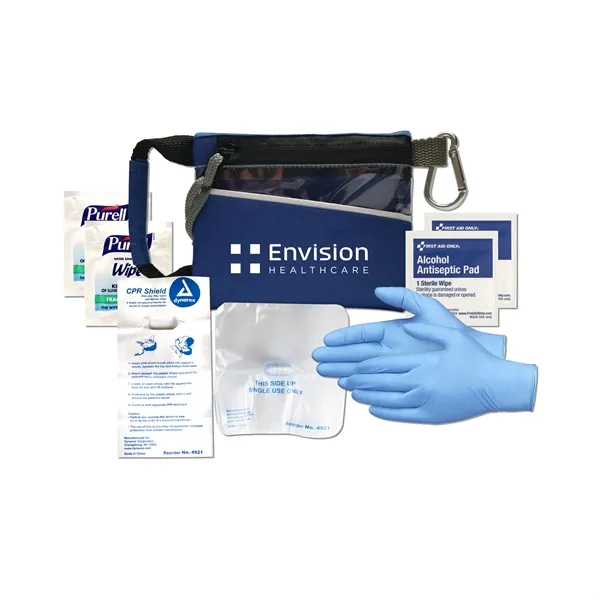 First Responder CPR Kit contains a CPR Mask with a 2-way... from ASI 84514 Safety Made