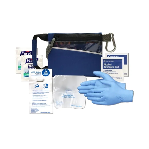 First Responder CPR Kit contains a CPR Mask with a 2-way... from ASI 84514 Safety Made