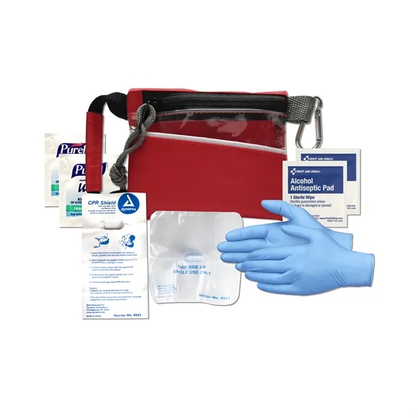 First Responder CPR Kit contains a CPR Mask with a 2-way... from ASI 84514 Safety Made