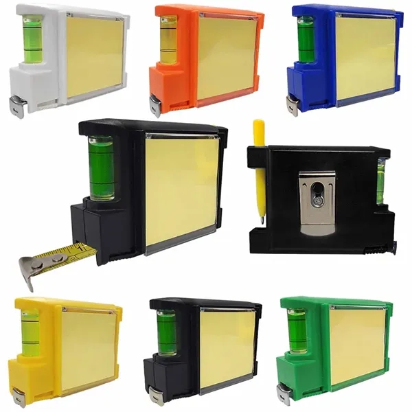 Measuring Tape With Level & Pad...Ready Inventory in New Jersey, Ships... from ASI 45100 Chulani Promotional Products, Inc / Competitive Edge Innovations/Chulani