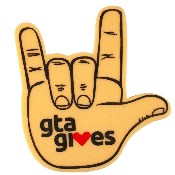 18" Love Foam Mitt C... from ASI 77280 Pepco Poms / Pepco Poms