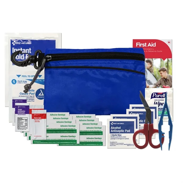 First aid kit with a carabiner and pouch.... from ASI 84514 Safety Made