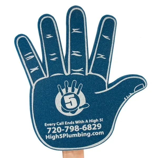 17.5" High Five foam hand mitt.... from ASI 77280 Pepco Poms / Pepco Poms