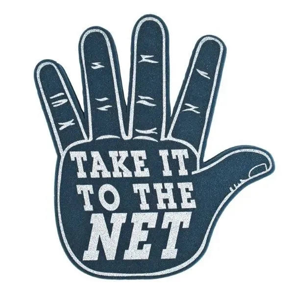 17.5" High Five foam hand mitt.... from ASI 77280 Pepco Poms / Pepco Poms