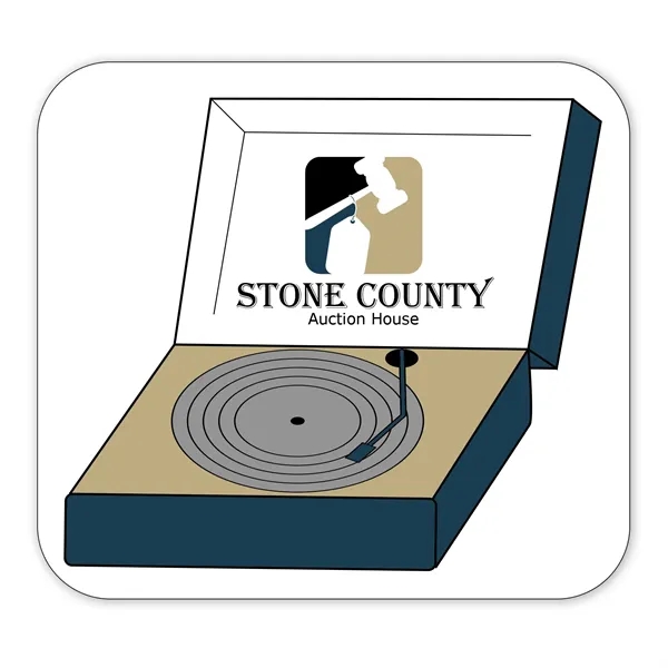 20 mil Record Player shaped magnet that's made in the USA... from ASI 54040 Fey Promo / Magna-Tel by Fey