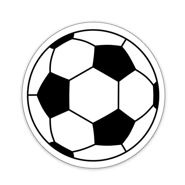 35 mil Soccer ball shaped magnet that's made in the USA... from ASI 54040 Fey Promo / Magna-Tel by Fey