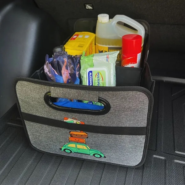 Trunk Organizer mesh pockets for easy organization... from ASI 63698 Justin Case®