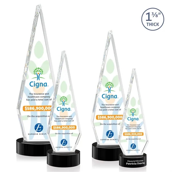 This Optical Crystal Springfield VividPrint™ Award on base features an elongated,... from ASI 84592 St Regis Group / St Regis